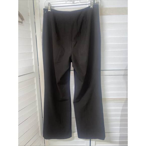 Talbots Trousers Pants Women's Wide Leg Relaxed Side Zip Stretch Sz 8P - Picture 5 of 9
